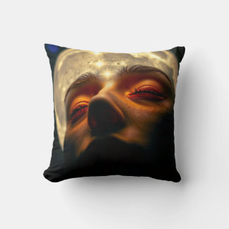 The Dreaming Moon — Celestial Throw Pillow
