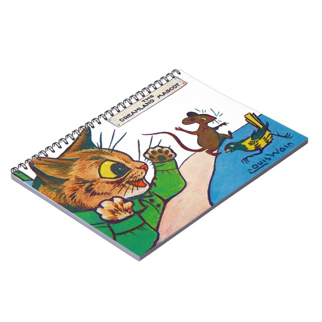 The Dreamland Mascot, Louis Wain Notebook (Left Side)