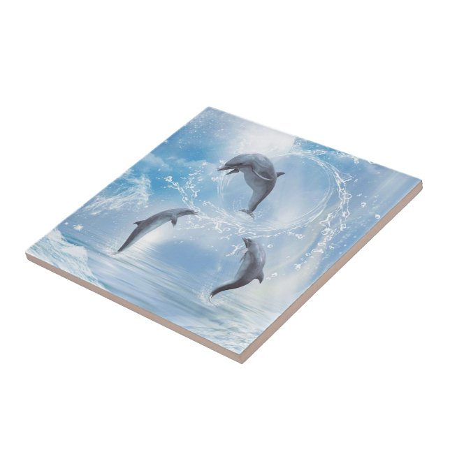 The Dreams Of Dolphins Tile (Side)