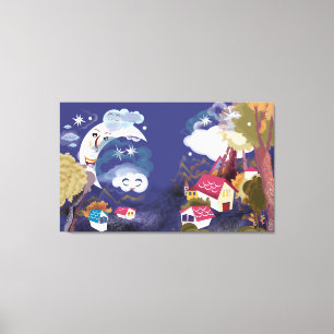 The Dreamy Moon Canvas Print