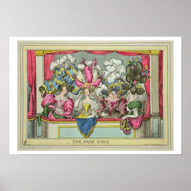 The Dress Circle, published by Thomas McLean, Lond Poster (Front)