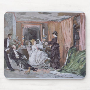 The Dressing Room of Hortense Schneider Mouse Mat