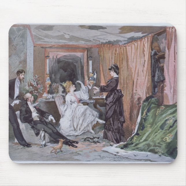 The Dressing Room of Hortense Schneider Mouse Mat (Front)