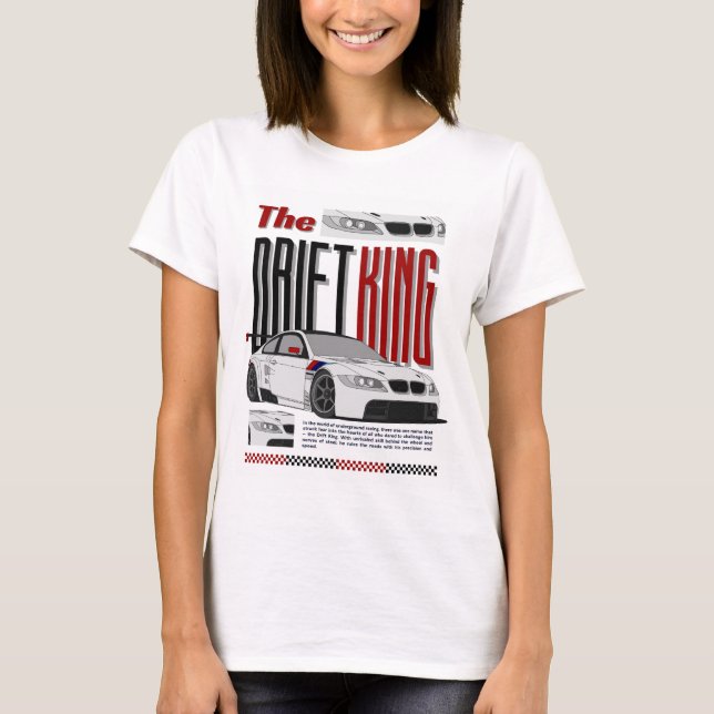 The Drift King – Master of Underground Racing T-Shirt (Front)