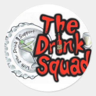 The Drink Squad Classic Round Sticker