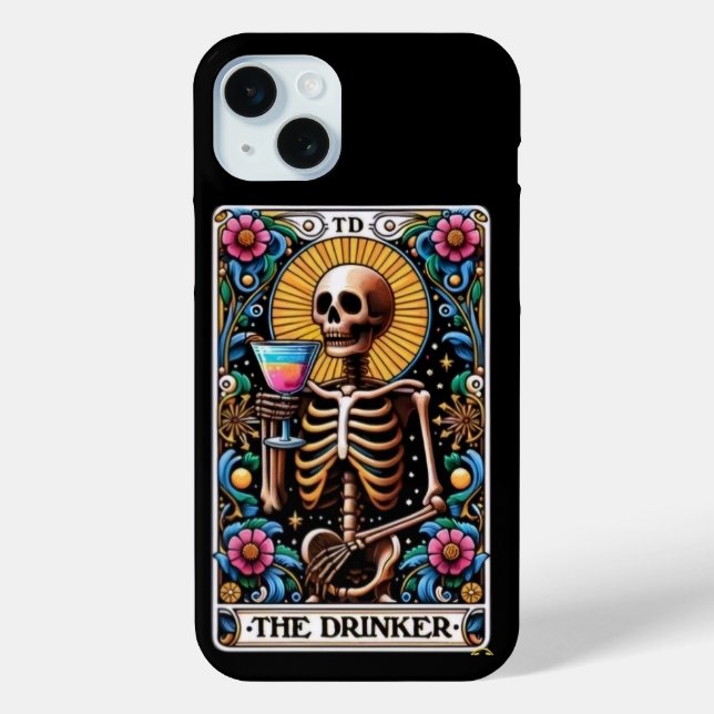 The Drinker Tarot Card Collection Case-Mate iPhone Case (Back)