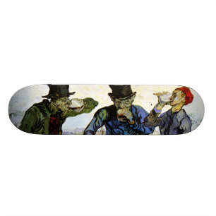 The Drinkers by Vincent van Gogh 1890 Skateboard