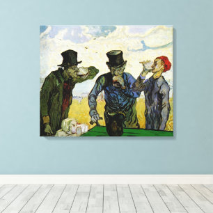 The Drinkers by Vincent van Gogh Canvas Print