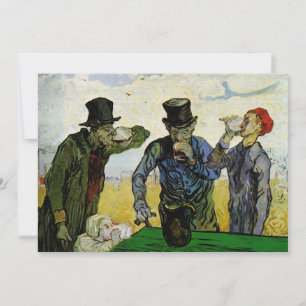The Drinkers by Vincent van Gogh Invitation