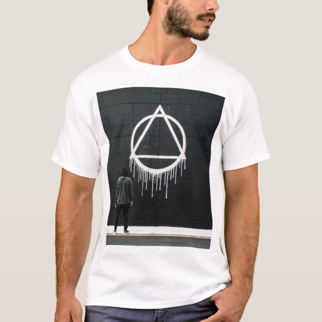 The Dripping Triangle T-Shirt (Front)