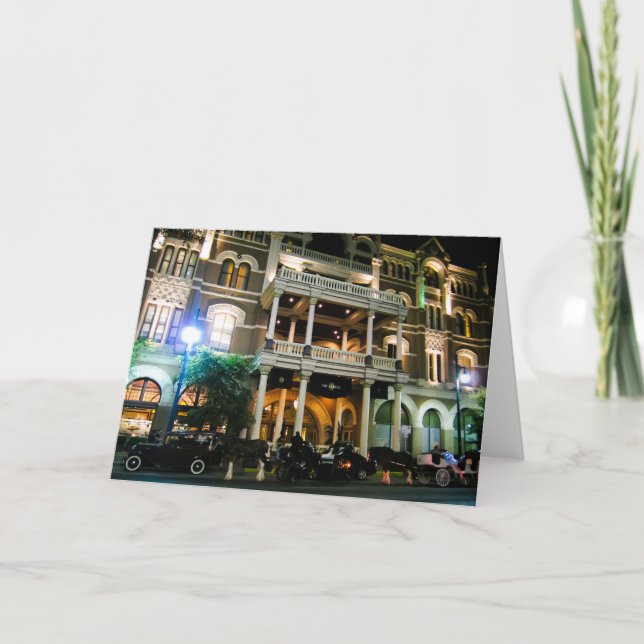 The Driskill Haunted Hotel Austin Texas Card (Front)