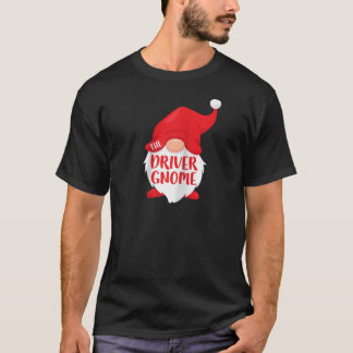 The Driver Gnome  Matching Christmas Costume Ragla T-Shirt