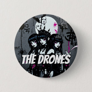 THE DRONES Dark 6 Cm Round Badge