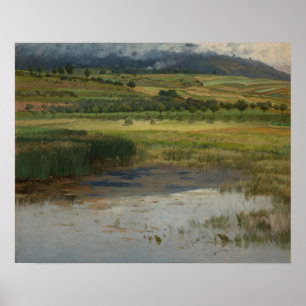 The Drowned Pond, 1887 (oil on canvas) Poster