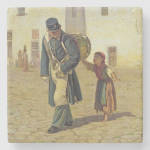 The Drum Beater, 1867 Stone Coaster