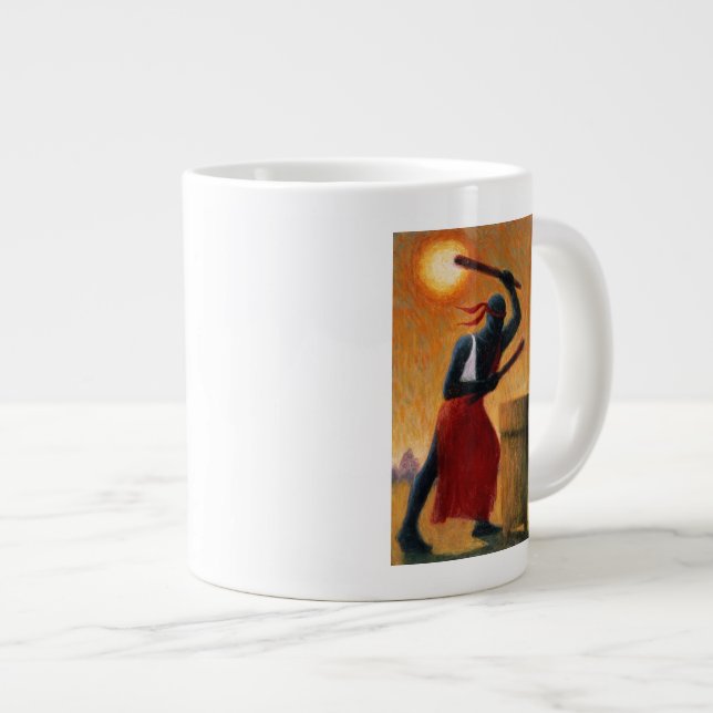 The Drummer 1993 Large Coffee Mug (Front Right)