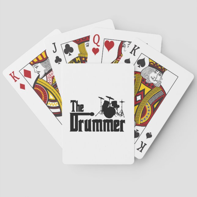 The Drummer Playing Cards (Back)