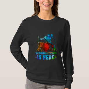 The Drummer Queen Is Here Colourful Multicolor Dru T-Shirt
