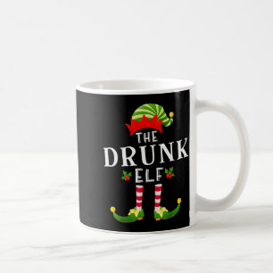 The Drunk Elf Christmas Matching Pajama  Coffee Mug