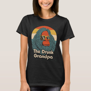 The Drunk Grandpa Beer Drinking Drinker Alcoholic T-Shirt