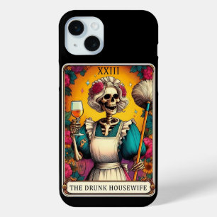 The Drunk Housewife Tarot Card Collection iPhone 15 Mini Case