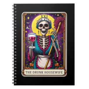 The Drunk Housewife Tarot Card Notebook Collection