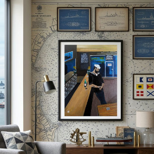 The Drunken Sailor Painting by Alfred Fox Canvas Print