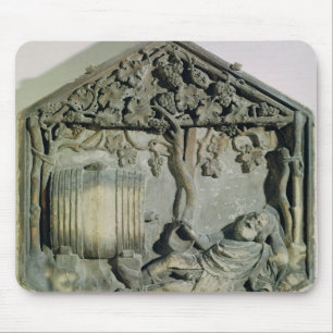 The Drunkenness of Noah, hexagonal decorative Mouse Mat