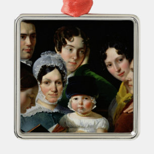 The Dubufe Family in 1820 Metal Tree Decoration