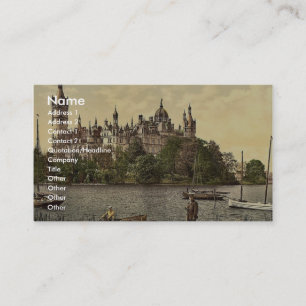 The ducal castle, east side, Schwerin, Mecklenburg Business Card