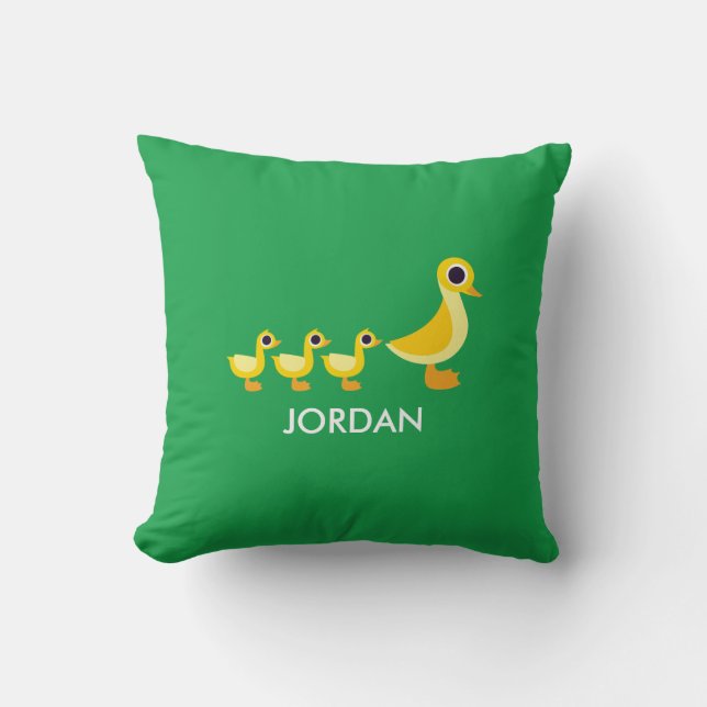 The Duck Family Cushion (Front)