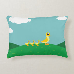 The Duck Family Decorative Cushion