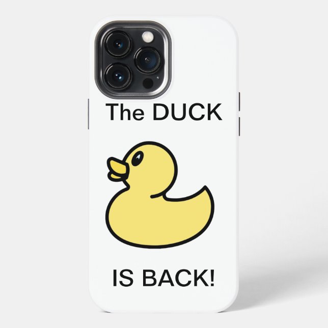 The Duck Is Back  iPhone Case (Back)
