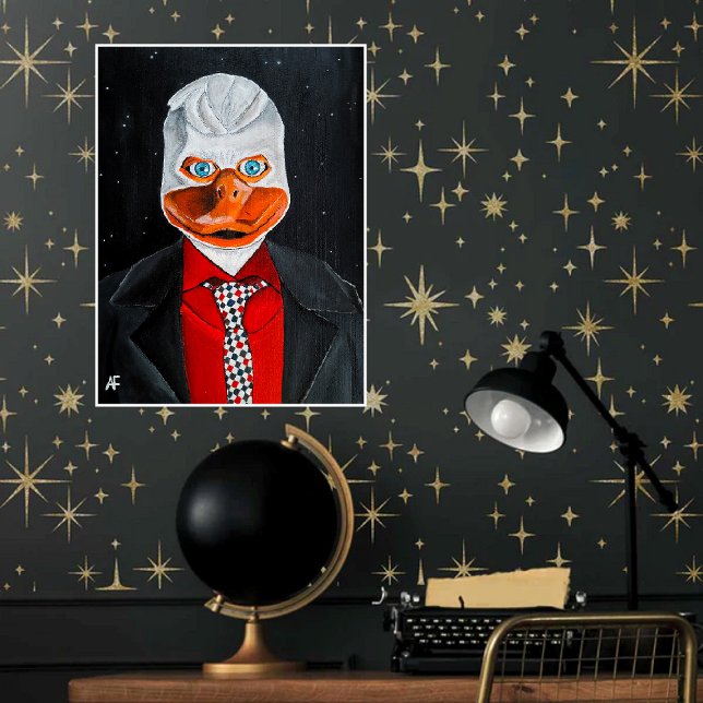 The Duck Painting by Alfred Fox Canvas Print (Creator Uploaded)