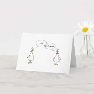 The Duck Sisters Greeting Card