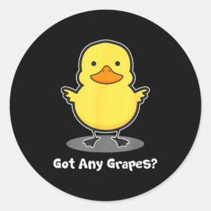 The Duck Song Got Any Gs Ice Fresh Lemonade Funny Classic Round Sticker