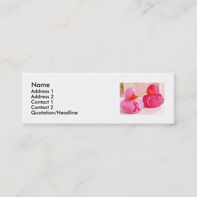 The Ducks Profile Card U Customise (Front)