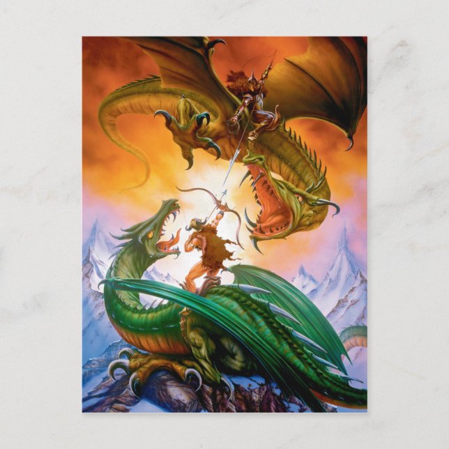 The Duel Dragon Postcard (Front)