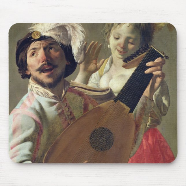 The Duet, 1628 Mouse Mat (Front)