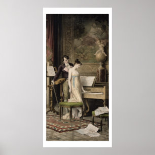 The Duet (mezzotint) Poster