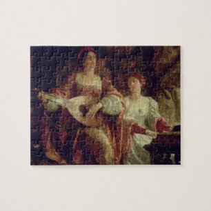 The Duet (oil on canvas) Jigsaw Puzzle