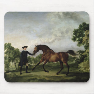 The Duke of Ancaster's bay stallion "Blank" Mouse Mat