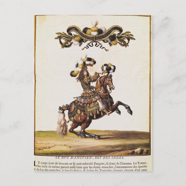 The Duke of Enghien as the King of the Indians Postcard (Front)