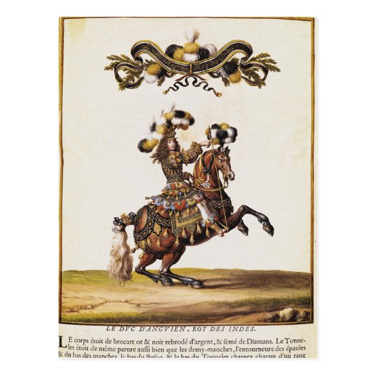 The Duke of Enghien as the King of the Indians Postcard