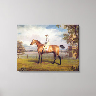 The Duke of Hamilton's Disguise with Jockey Up (oi Canvas Print
