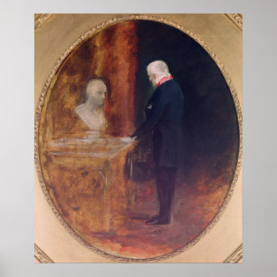 The Duke of Wellington Studying Poster
