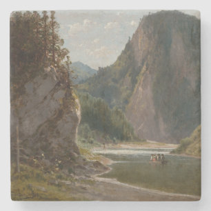 The Dunajec River in the Pieniny Mountains Stone Coaster
