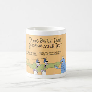 The Dung Beetle and the breath test Coffee Mug