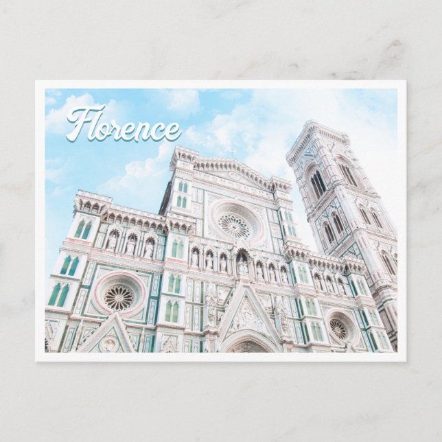The Duomo Florence Italy Photo Postcard (Front)