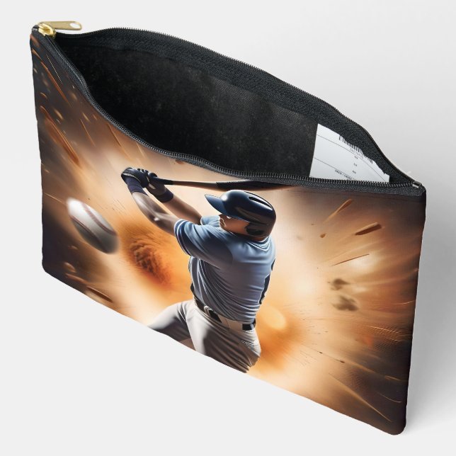 "The Dust-Cloud Showdown: A Pitcher's Fury" Accessory Pouch (Open)